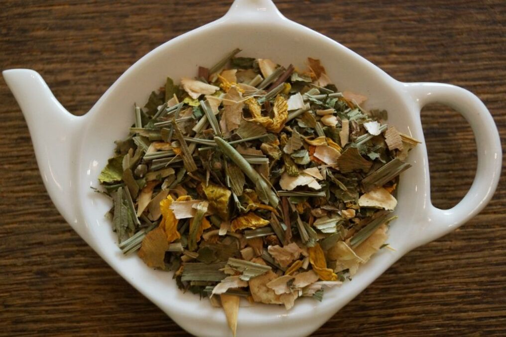 herbal tea for treating prostatitis